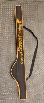 Fourreau en dur pour canne a peche, Enlèvement, Comme neuf, Moulinet