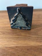 Schoolstempel met kerstboom, Ophalen of Verzenden