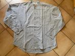 Levi's geruit hemd 100% katoen witblauw XL Mao-kraag, Zo goed als nieuw, Verzenden, Blauw, Halswijdte 43/44 (XL)