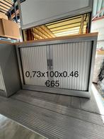 Armoire à volets/porte roulante/classeur, gris clair/gris, Maison & Meubles, Armoires | Armoires à porte coulissante & Armoires à archives