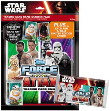 Star Wars: The Force Awakens Force Attax Topps trading cards