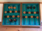 Backgammon spel in mooie houten kist, Antiquités & Art, Enlèvement ou Envoi