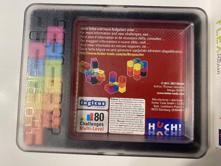 Flex XL Puzzel, 2D en 3D uitdagingen, Enigma/Huch, Hobby en Vrije tijd, Denksport en Puzzels, Zo goed als nieuw, Overige typen