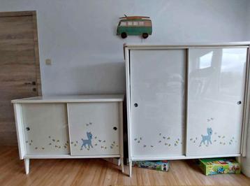 Bambily kinderkamer commode, kast en bed  disponible aux enchères