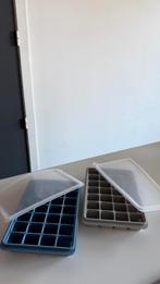 Bac à glaçons 2 pièces (gris et bleu), Electroménager, Enlèvement, Utilisé