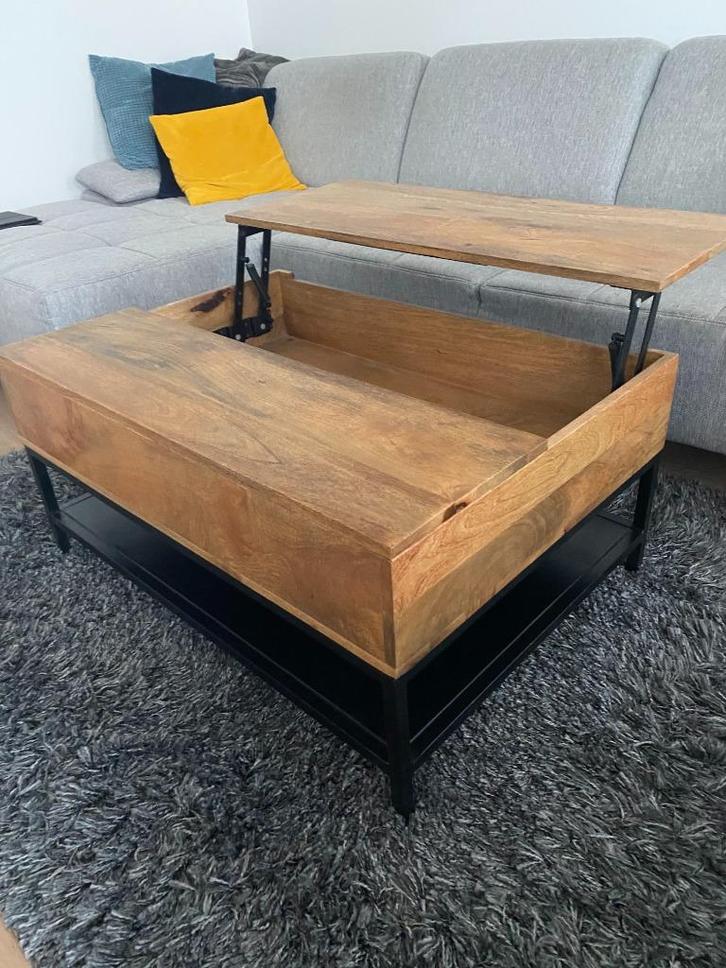 Salontafel, Huis en Inrichting, Tafels | Salontafels, Zo goed als nieuw, Minder dan 50 cm, 50 tot 100 cm, 50 tot 100 cm, Rechthoekig