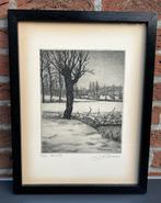 Ets Emiel De Cooman (1922-2021), Antiek en Kunst, Kunst | Etsen en Gravures, Ophalen of Verzenden