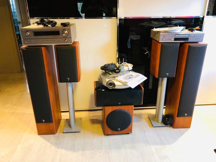 Ensemble home cinéma : DreamWeaver, Focal.JM lab, Denon...., Audio, Tv en Foto, Home Cinema-sets, Zo goed als nieuw, Dvd-speler