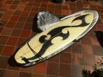 custom surfboard surfplank golfsurfen, Watersport en Boten, Golfsurfen, Ophalen, Gebruikt, Shortboard, Met koord