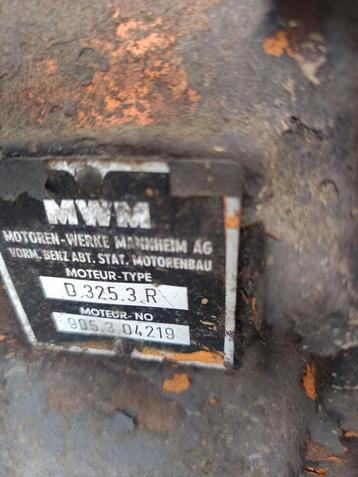 Pièces moteur mwm D.325.3.R. beschikbaar voor biedingen