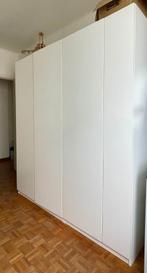 Kledingkast, wit hout, als nieuw, 201cm hoogte, 175 breedte, Huis en Inrichting, Kasten | Kleerkasten, Ophalen, 200 cm of meer