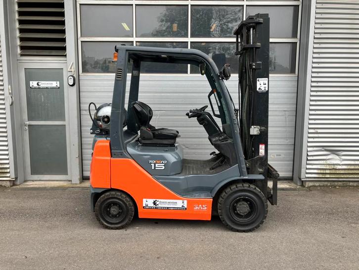 Heftruck Toyota 1,5Ton Gas MET GARANTIE, Zakelijke goederen, Machines en Bouw | Pompen en Compressoren, Verzenden