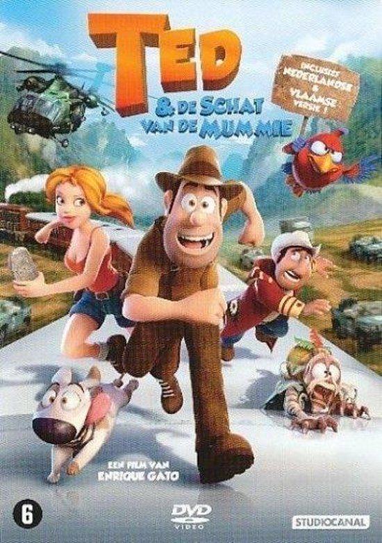 Dvd - Ted & de schat van de mummie, Cd's en Dvd's, Dvd's | Tekenfilms en Animatie, Ophalen of Verzenden