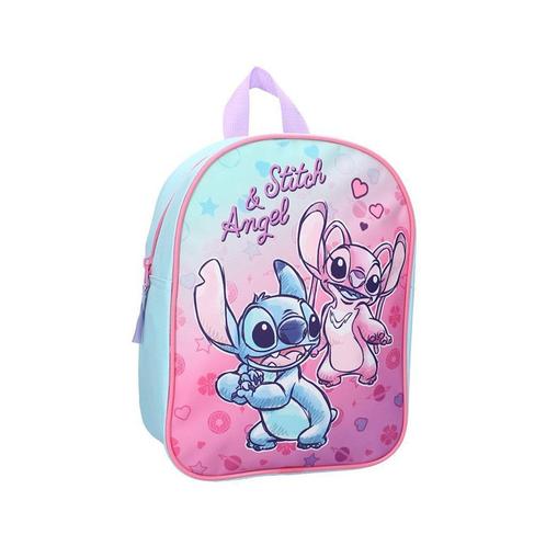 Stitch en Angel Rugzak - 29 cm - Disney, Handtassen en Accessoires, Tassen | Rugtassen, Nieuw, Disney of Dora, Minder dan 30 cm