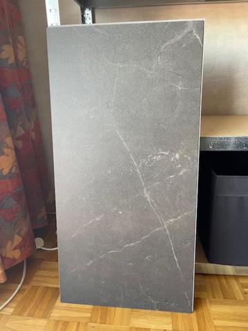 Sol en vinyl CanDo Feel dalles XL marbre foncé 6mm 1,64m², Neuf, 10 à 25 m², Enlèvement, Noir marbré