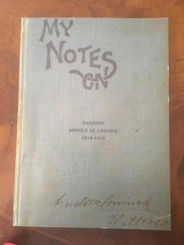 Dagboek van Arnold De Coninck - My notes on beschikbaar voor biedingen