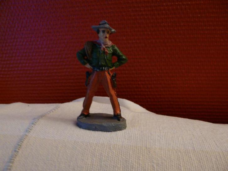 Vintage cowboys en indianen: Chialu , Elastoline ..., Antiek en Kunst, Antiek | Speelgoed, Ophalen