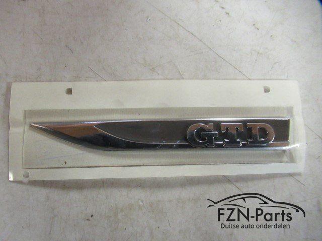 VW Golf 7 GTD Embleem Sticker Logo Zijscherm Links 5G0853688, Auto-onderdelen, Overige Auto-onderdelen, Gebruikt, Ophalen of Verzenden
