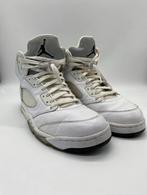 white/grey silver pure money Jordan 5’s, Kleding | Heren, Schoenen, Wit, Ophalen of Verzenden, Sneakers, Gedragen