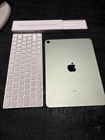 Ipad air 4e generatie groen + accesoires, Informatique & Logiciels, Apple iPad Tablettes, Enlèvement, Comme neuf, Vert