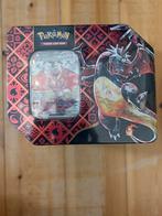 Pokémon Paldean Fates Tin–Charizard (USA)–NIEUW & VERZEGELD, Ophalen, Booster