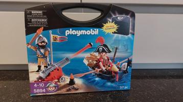 PLAYMOBIL - Koffertje Piraten - 5894 : NIEUW beschikbaar voor biedingen