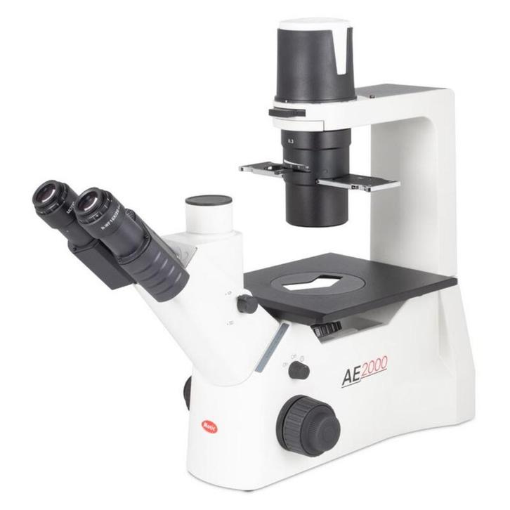 Motic AE2000 fase contrast microscoop (Zo goed als nieuw!), TV, Hi-fi & Vidéo, Matériel d'optique | Microscopes, Comme neuf, Microscope biologique