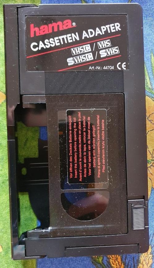 Adaptateur cassette vidéo  VHS-C/VHS automatic, TV, Hi-fi & Vidéo, Lecteurs vidéo, Comme neuf, Cassette vidéo, Enlèvement ou Envoi