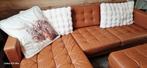 Canapé d'angle IKEA LANDSKRONA cuir brun doré/ Cognac, Enlèvement, Comme neuf, Cuir, Vintage