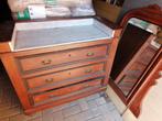 kast met schuiven en marmer, Antiek en Kunst, Ophalen