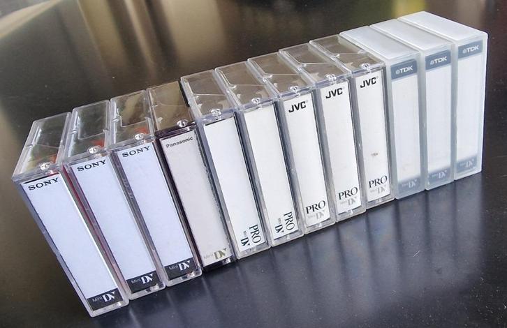 lege mini DV digital videocassettes 60/90, Audio, Tv en Foto, Videocamera's Digitaal, Gebruikt, Band, Disc of Geheugen, Mini DV