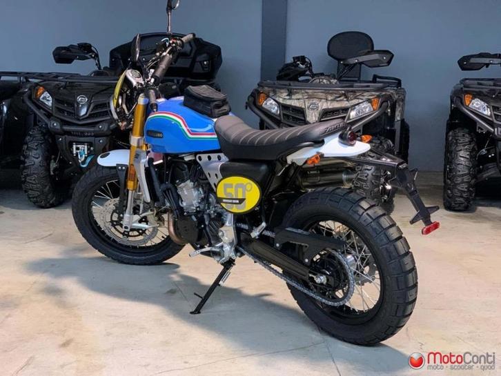 Fantic Motor - Caballero Scrambler 500 50e verjaardag Euro, Motoren, Overige Motoren, 12 t/m 35 kW, 1 cilinder, Ophalen