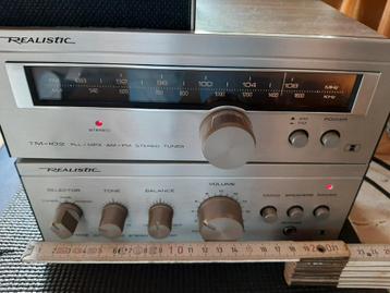 Mini hi-fi system  REALISTIC de 1983  TA + SA 102