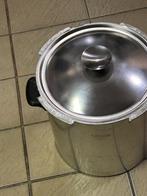 Inox kookpot Dia 25cm H 26cm, Huis en Inrichting, Keuken | Potten en Pannen, Kookpan of Snelkookpan, Inox, Gebruikt, Keramische plaat