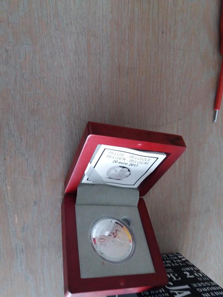 zilver munt Belgie certificaat, Postzegels en Munten, Munten | België, Zilver, Zilver, Ophalen