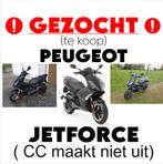 !peugeot jetforce GEZOCHT!, Vélos & Vélomoteurs, 50 cm³, Jet force, Utilisé, Enlèvement ou Envoi