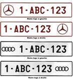 Plaque immatriculation alu avec logo, Autos : Pièces & Accessoires, Autres pièces automobiles, Bentley, Neuf