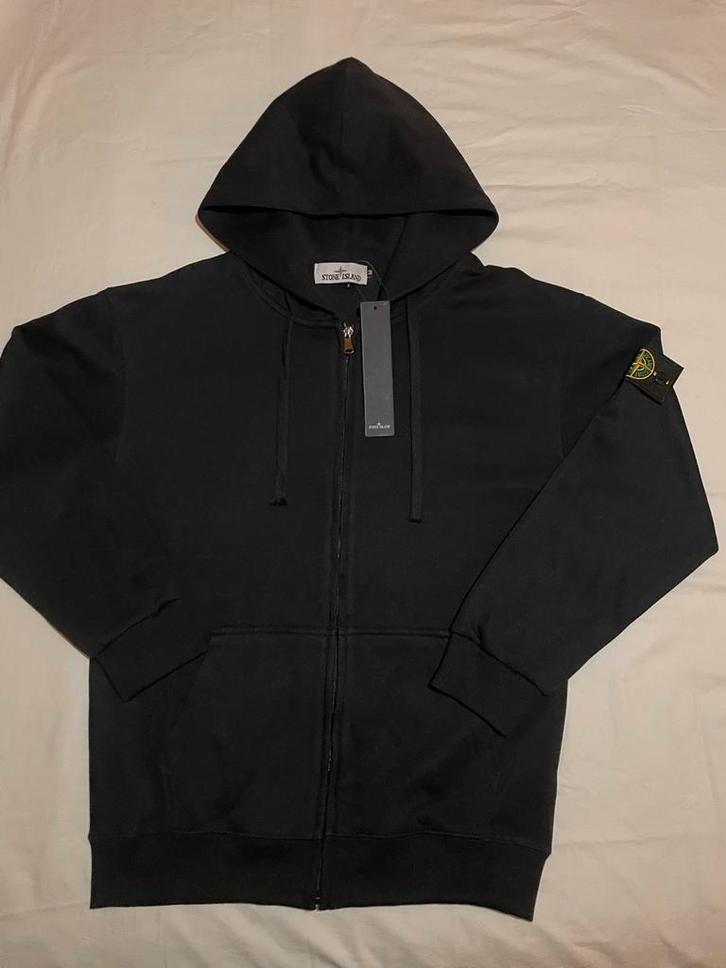 Sweat à capuche zippé Stone Island – Noir – Neuf, Vêtements | Hommes, Pulls & Vestes, Comme neuf, Noir, Enlèvement ou Envoi