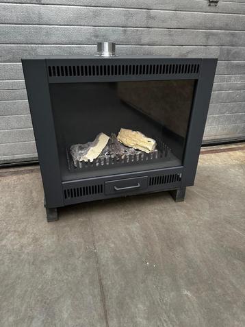 magazijn opruiming !!!gashaard thermocet open systeem, Huis en Inrichting, Haarden, Ophalen of Verzenden, Nieuw, Inzethaard, Gashaard