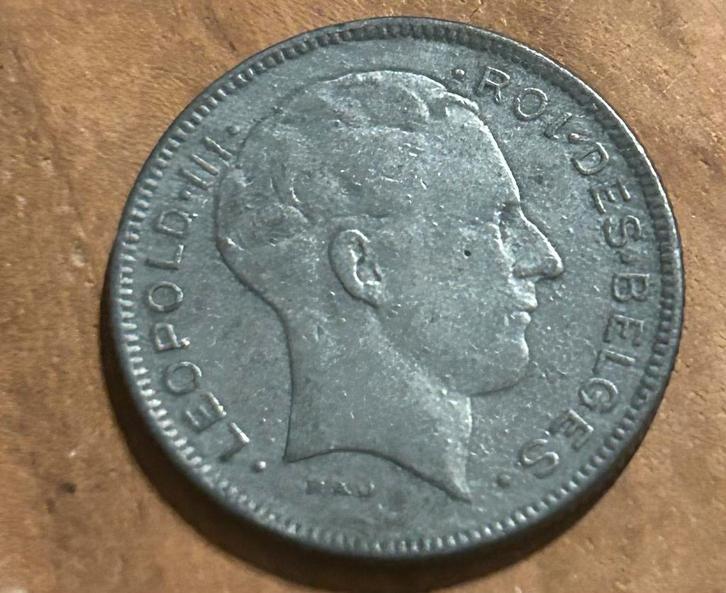 5 frank 1941 frans Leopold 3, Postzegels en Munten, Munten | België, Ophalen of Verzenden