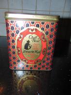 Vintage blik Zwarte kat koffie, Verzamelen, Blikken, Ophalen of Verzenden, Gebruikt, Koffie