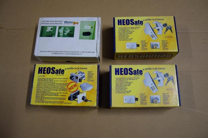 Nieuwe Heosafe veiligheidsloten voor ingang en garagedeuren, Caravans en Kamperen, Mobilhome-accessoires, Nieuw, Ophalen