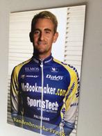 Wielerkaart team palmans frank vandenbroucke, Verzenden