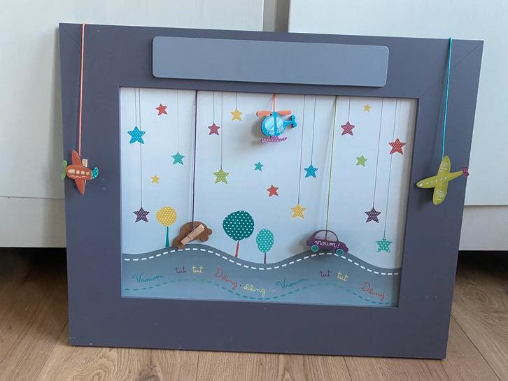 Gemengde lijst 54x44cm, Kinderen en Baby's, Kinderkamer | Inrichting en Decoratie, Zo goed als nieuw, Ophalen