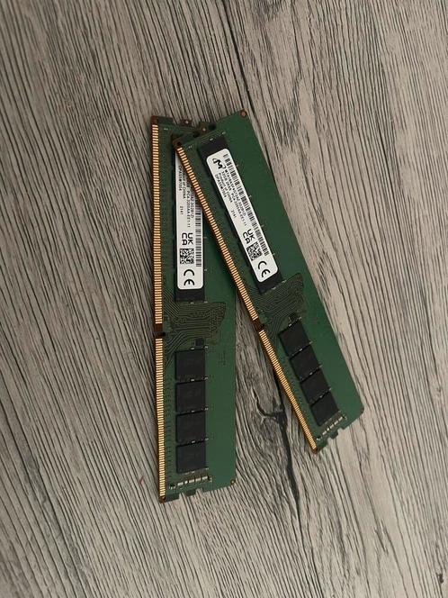 Micron Kit 2 x 32 GB - 3200 MHz, Computers en Software, RAM geheugen, Zo goed als nieuw, DDR4, Ophalen