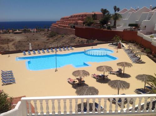 Tenerife Zuid, Golf de sur, zeezicht. Lange termijn, Vakantie, Vakantiehuizen | Spanje, Canarische Eilanden, Appartement, Dorp