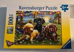 Puzzel honden 100 stukken, Ophalen of Verzenden, Zo goed als nieuw