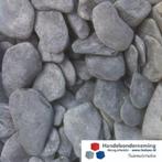 Flat pebbles zwart ronde platte siergrind decoratie border, Verzenden, Nieuw, Zwart, Grind