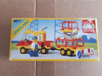 Lego 6671 Utility repair lift     (Legoland) beschikbaar voor biedingen