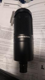Audio-Technica AT2020 Electret Cardioid Microphone Black, Ophalen of Verzenden, Zo goed als nieuw, Studiomicrofoon